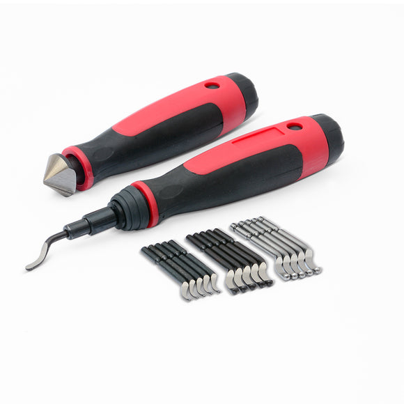 Long reach demurring tool with 15 extra blades