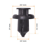 honda trim clips