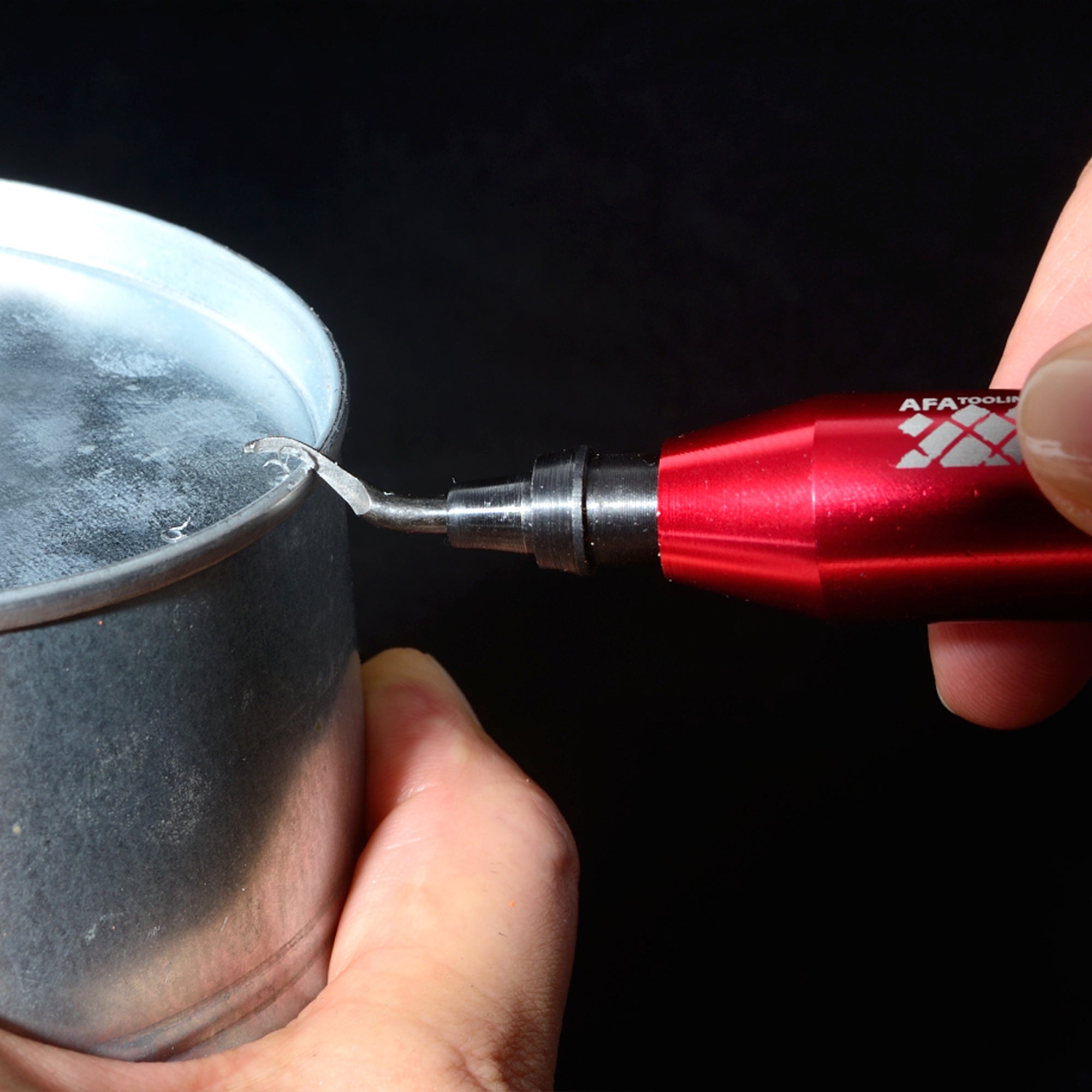 Frevoitna Outil d'ébavurage universel rotatif à 360° en métal avec 10 lames de rechange, outil de coupe pour imprimante 3D, plastique, aluminium